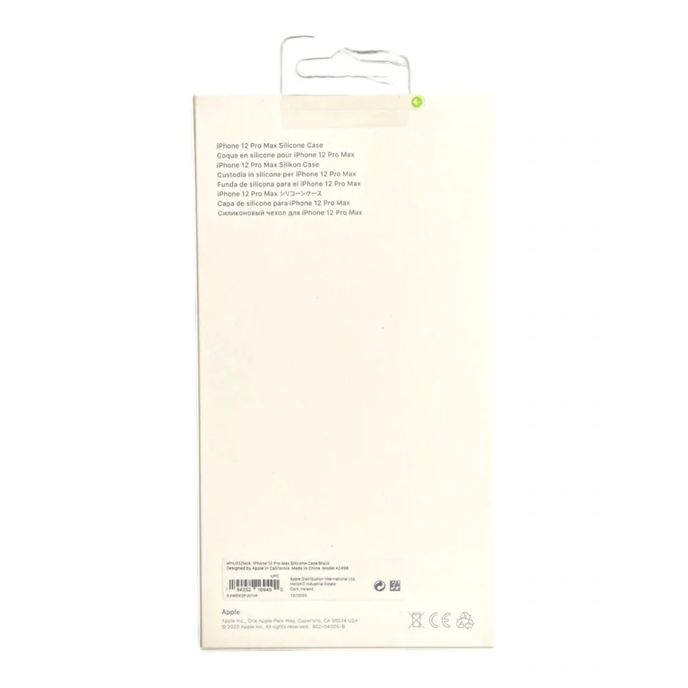 iPhone 12 Pro Max Silicone Case with MagSafe Black New Sealed Genuine Apple - Picture 2 of 2